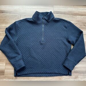 Z by Zella After Match Bubble Quarter Zip
Pullover in Navy Blue Women’s Sz S